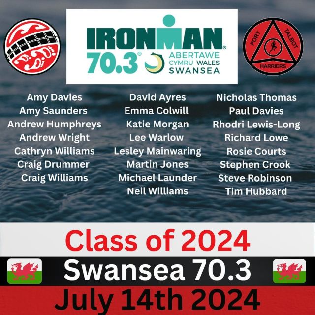 We have 24 of #teampth athletes who are set to line up and take on Swansea 70.3 tomorrow 🏴󠁧󠁢󠁷󠁬󠁳󠁿

Some are taking it on for the first time and others are coming back for more 💪🏻 

Good luck to all of our athletes taking part - soak in the experience and electric atmosphere, and head towards that red carpet🎖 

#triathlonclub #ironman #teampth  #weswimweridewerun #welshtri #welshathletics #brittri #southwalesrunning #runnersofinstagram #tricommunity #running  #fitness #runningmotivation #instarunners #training #sport #workout  #instarunner #fitnessmotivation #runningcommunity #triathlon #runnersworld #ironmantriclub #ukrunchat #Swansea70.3 #wales